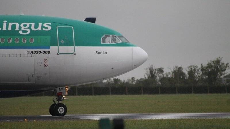 The Aer Lingus flight is due to arrive at Dublin Airport today