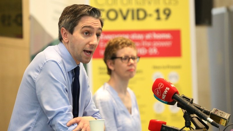 Simon Harris said they hopes the testing backlog issues would be sorted by next week